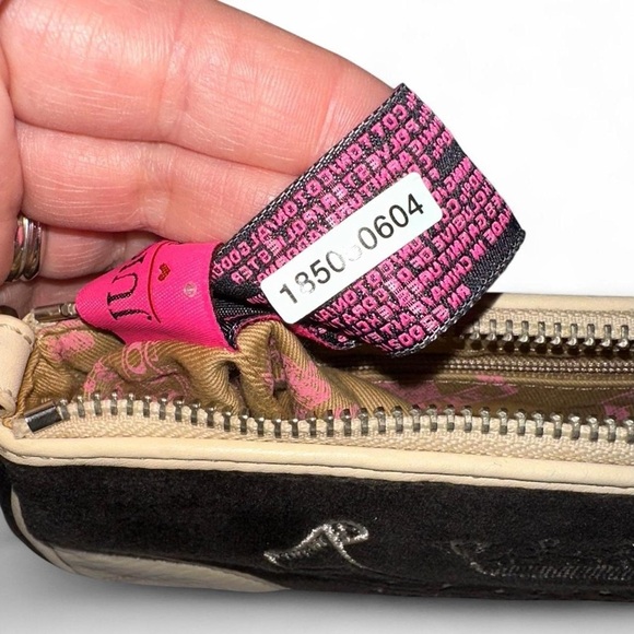 Juicy Couture Vintage Velour Mini Shoulder Bag Baguette Brown Y2K Rare - Picture 6 of 8